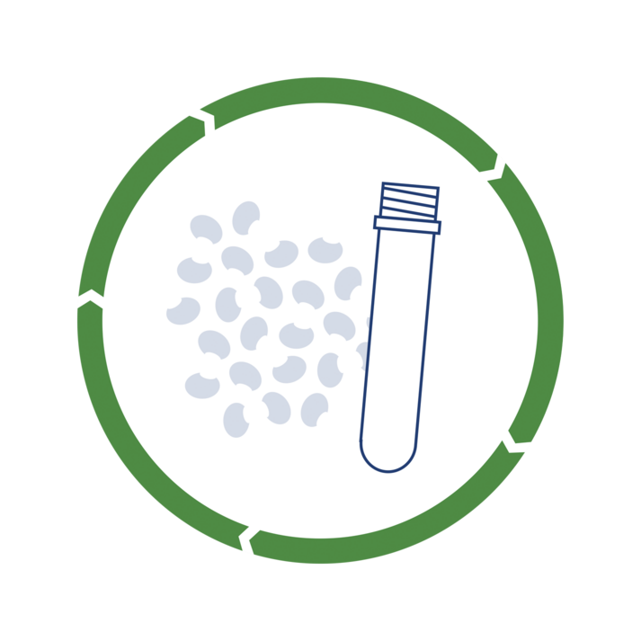 PET-Rohling aus Granulat