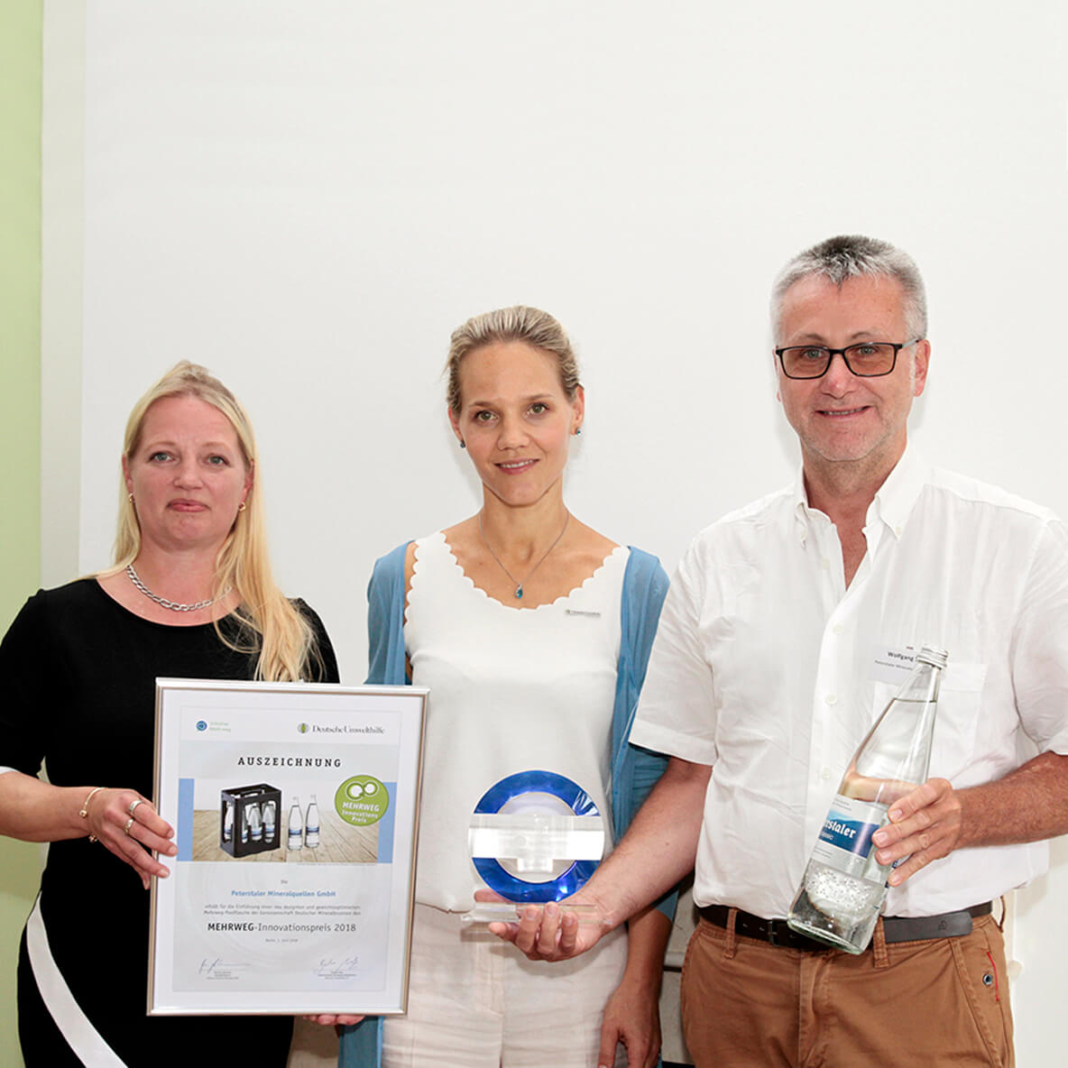 Mehrwegs-Innovationspreis für Peterstaler