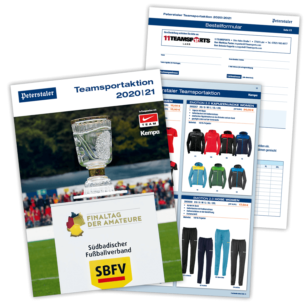 Peterstaler Teamsport-Katalog
