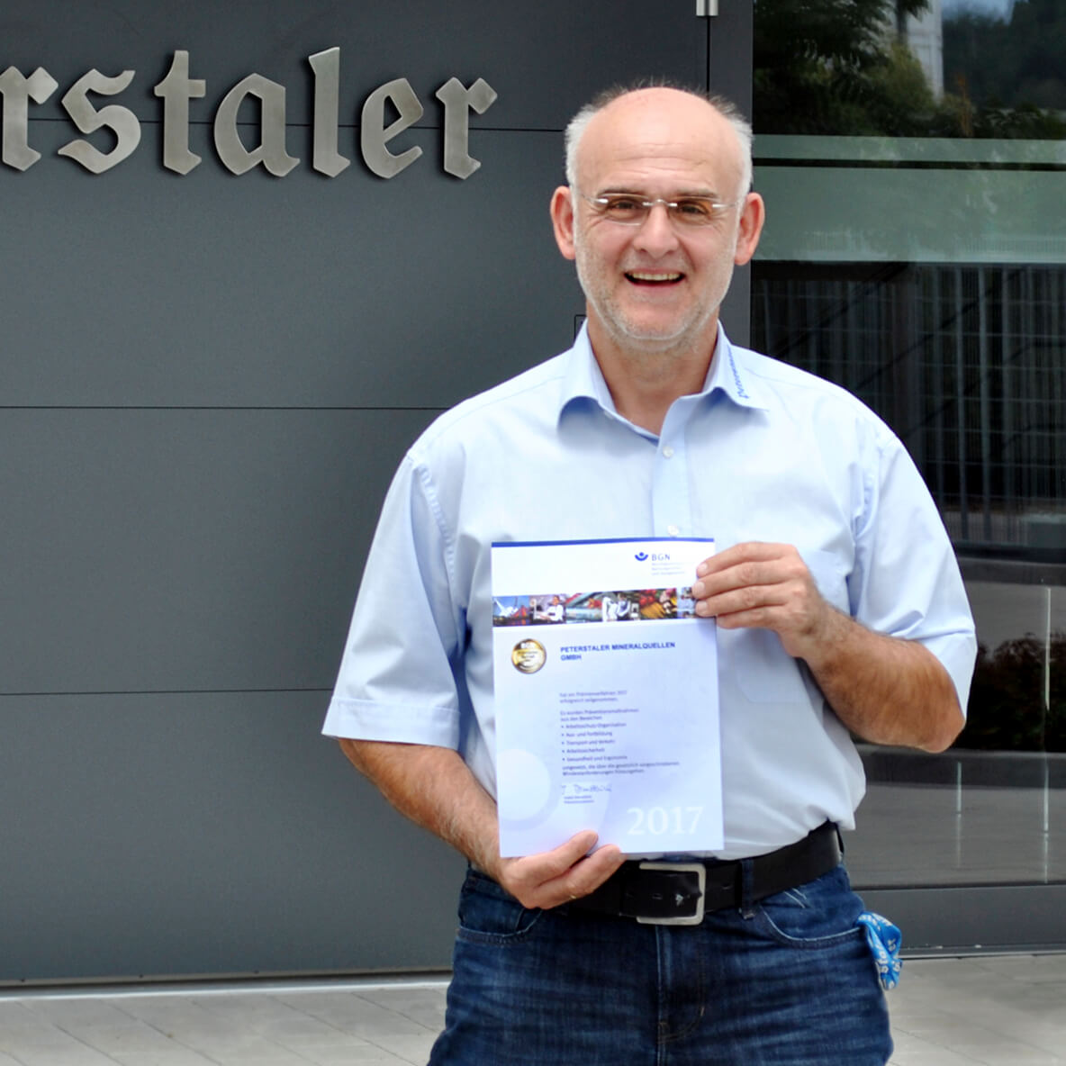 Peterstaler erhält Auszeichnung für Arbeitssicherheit