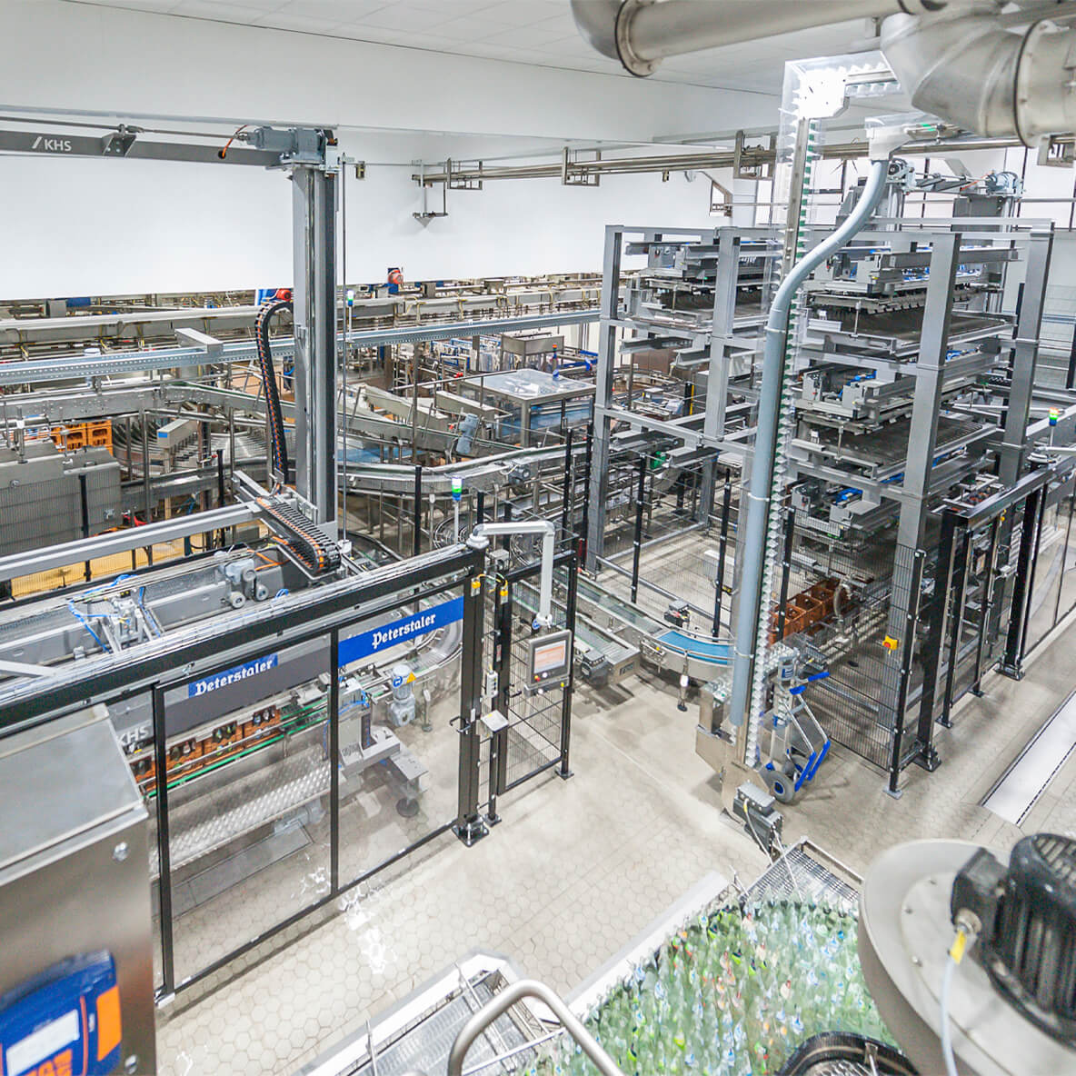 Peterstaler Glasabfüllanlage