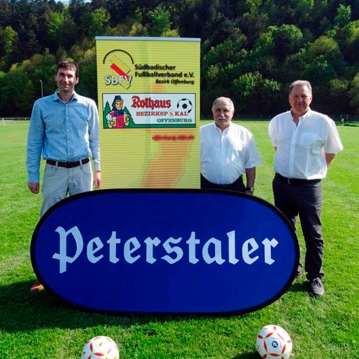 Uwe Weis bei der Arbeit im Sportsponsoring